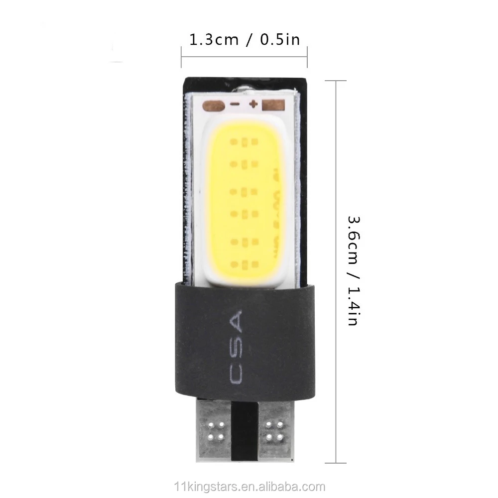 High quality festoon led bulb t10 led bulb T10 for car interior light cob 12smd 12V