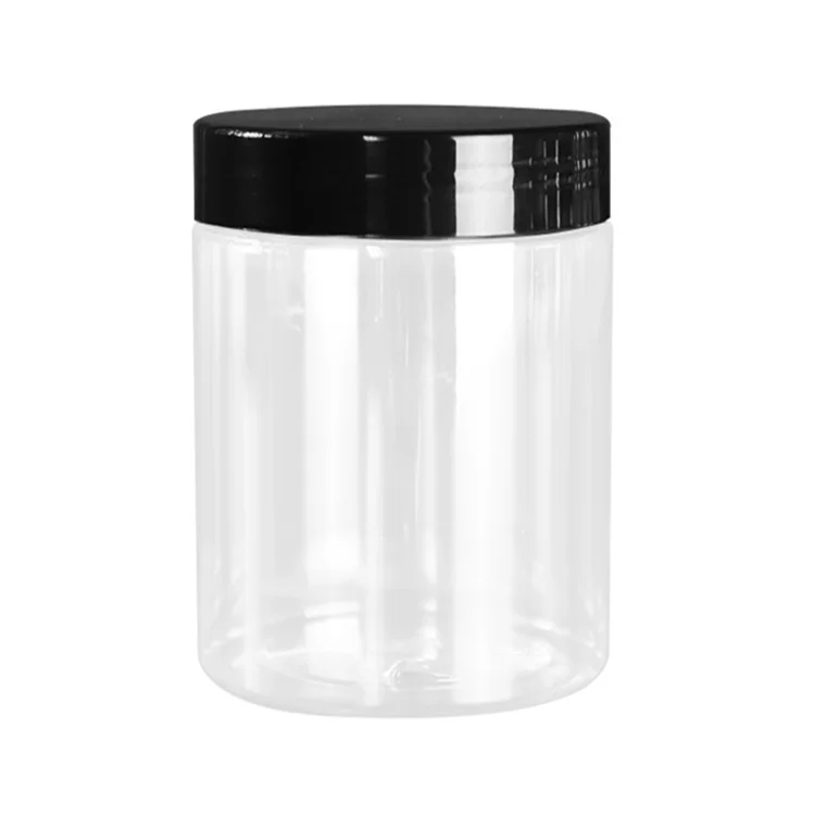 30ml 100ml 120ml 400ml plastic jar containers with screw plastic cap for food