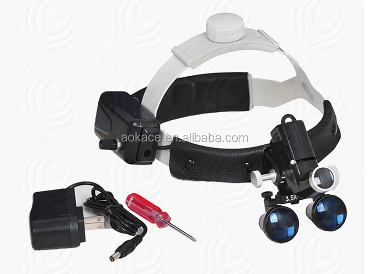 Rechargeable Dental Loupes With LED Headlight Surgical Headlight With/Without Loupes
