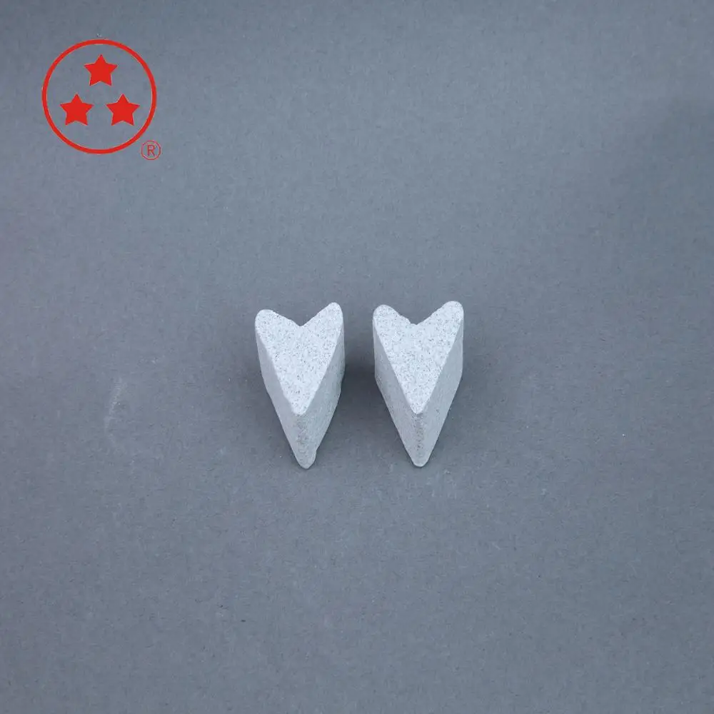 V Shape Good Deburring Mass Finishing Ceramic Media Deburring Barrel Media