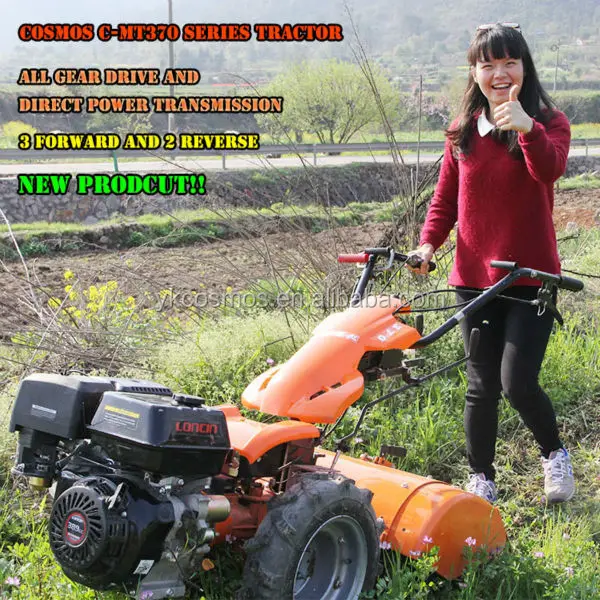 multi-function two wheel walking tractor, gear driven