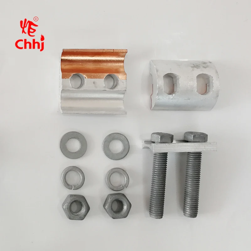 Биметаллический PG параллельный паз зажим для подключения голой проводник