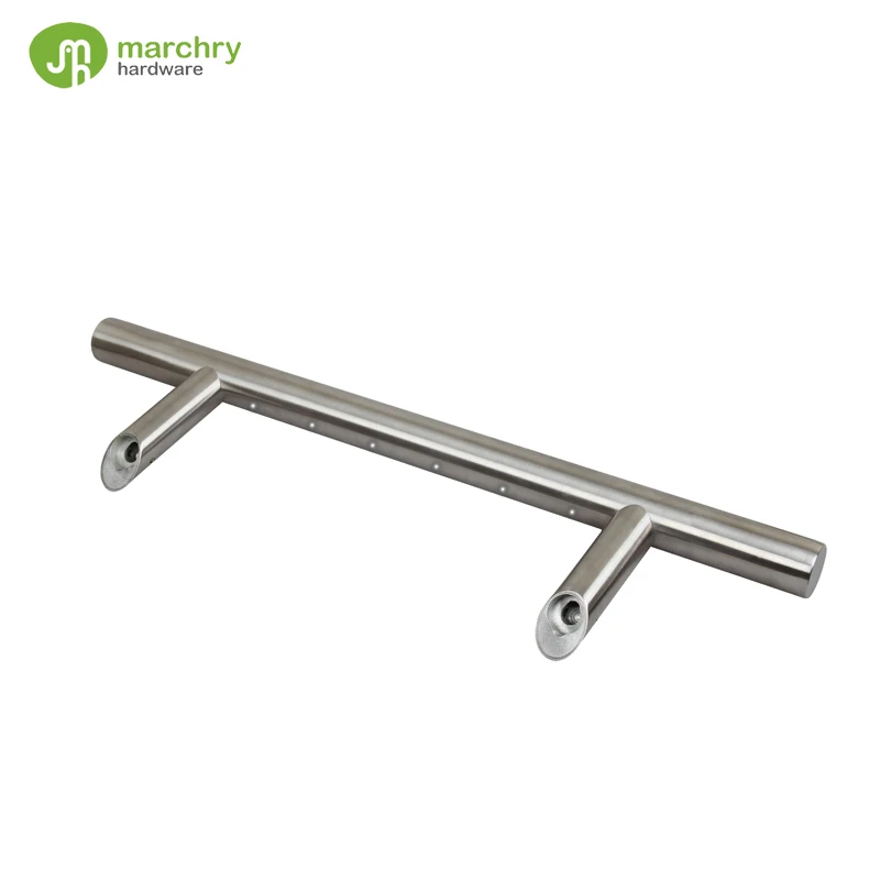New style big glass door stainless steel entrance LED door pull  handle