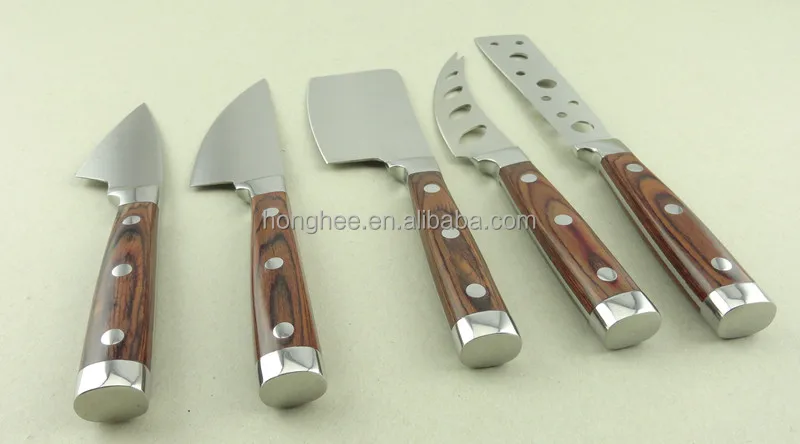
High Quality Pakka Wood Handle Wholesale Cheese Knife 