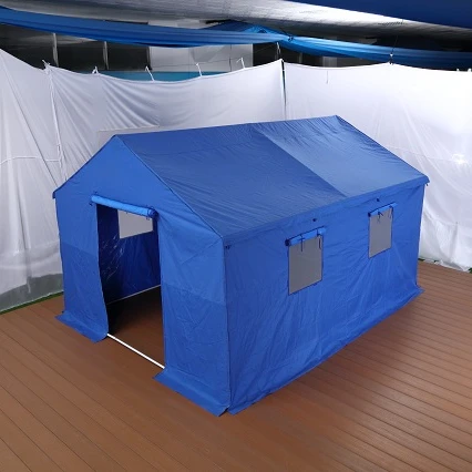 UN Disaster Outdoor 100% Polyethylene Relief Tent 4X6M  Emerg Relief Tent