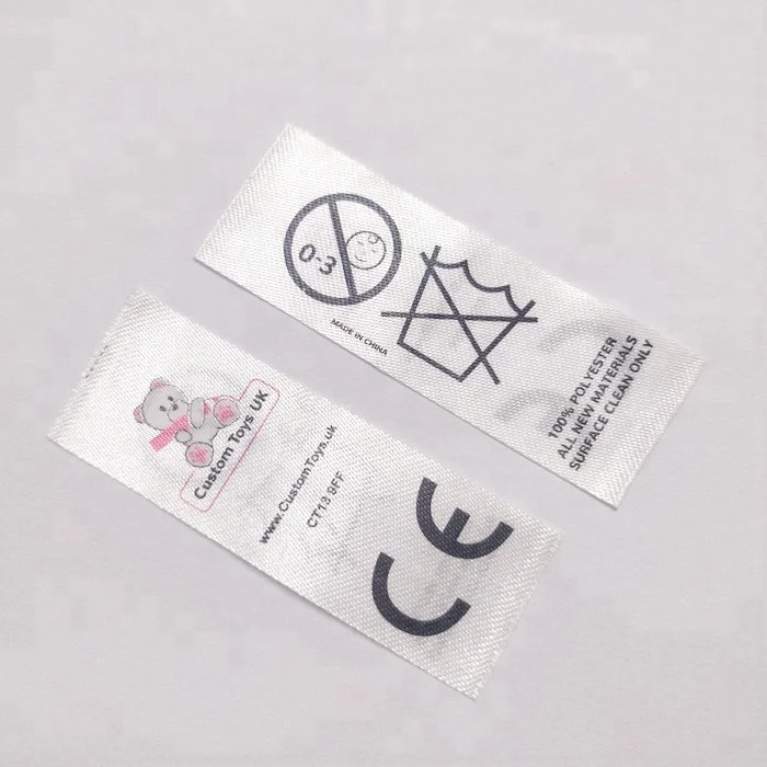 Спортивная одежда атласная хлопковая этикетка с принтом для ухода за одеждой этикетки одежды прямым вырезом индивидуальный цвет T/T & Paypal