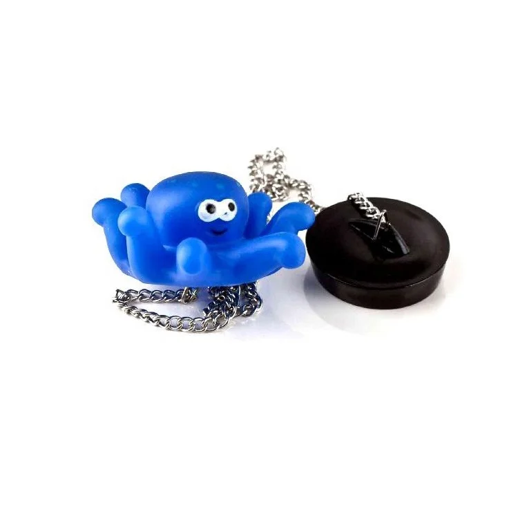 Bathtub Plug Floating Frog Rubber Duck Animal Dophin Floating Duck Bath Plug toy