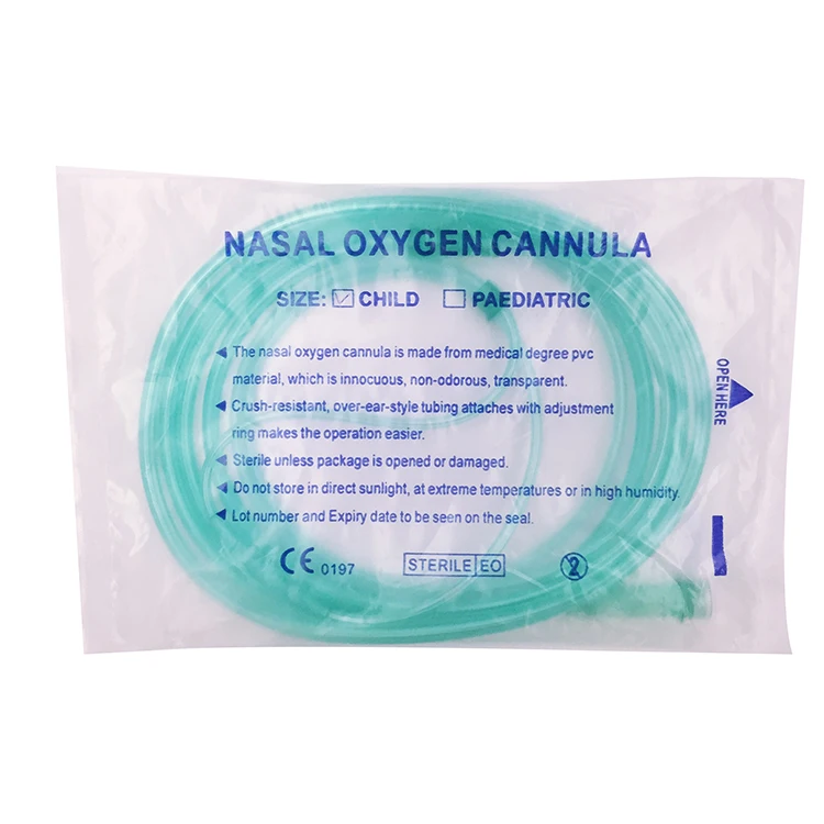 Hospital Disposable PVC Nasal Oxygen Cannula