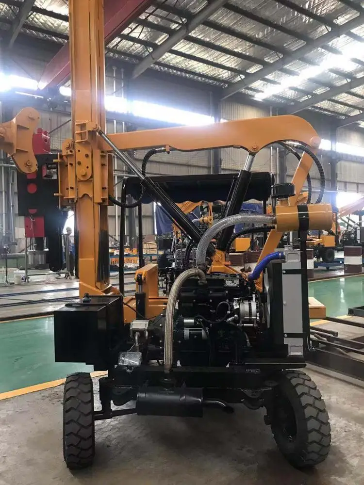 FY26D Hydraulic Highway Guardrail sheet post PileDriver for sale