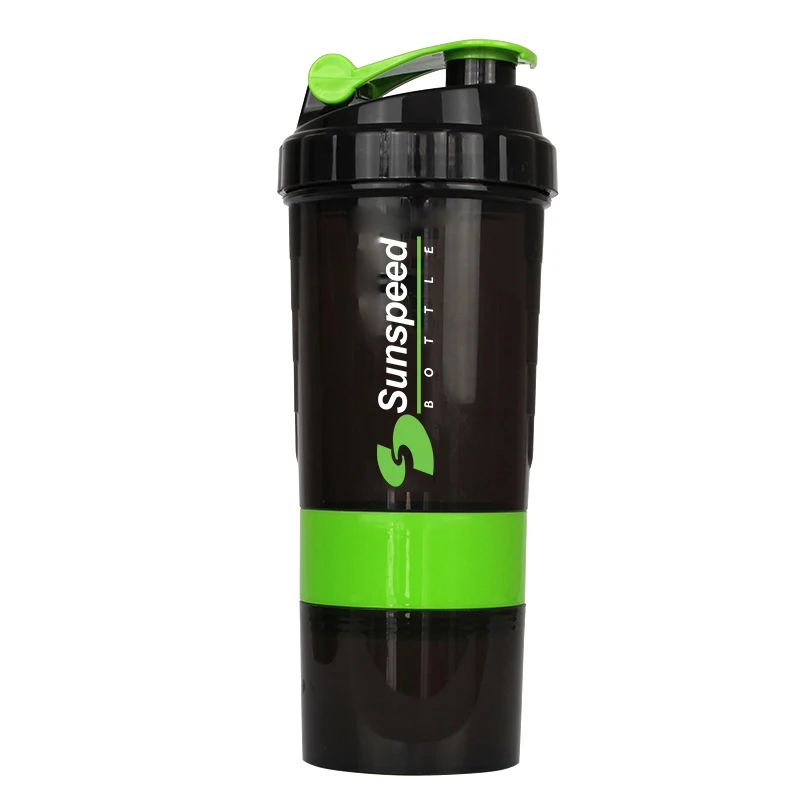 500ML Best Selling Plastic Protein Custom Logo Shaker Bottle with Factory Prices BPA Free