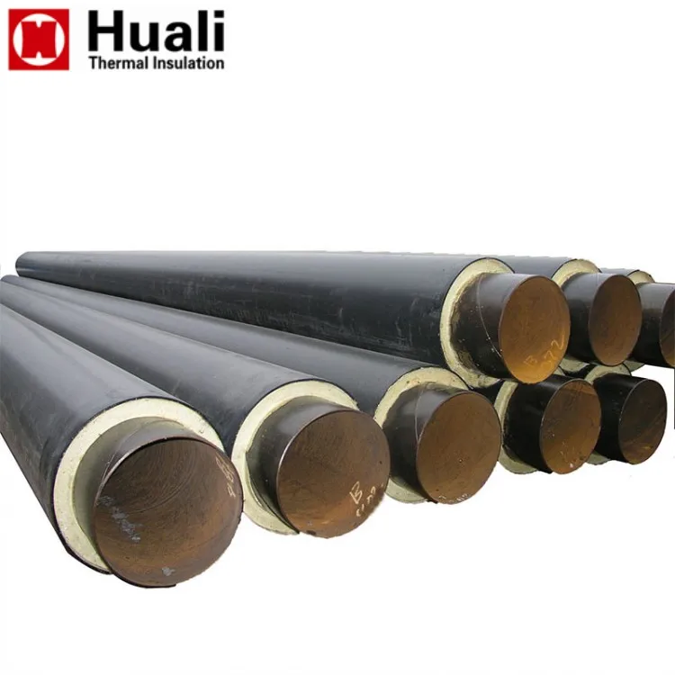 hdpe jacket pre-insulated polyethylene pipe underground insulation material pre insulated steel pipe