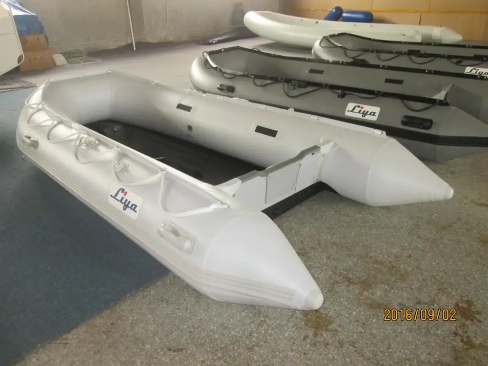 Liya 2-6.5m ALuminum Floor Germany PVC Material Inflatable Boat made in China
