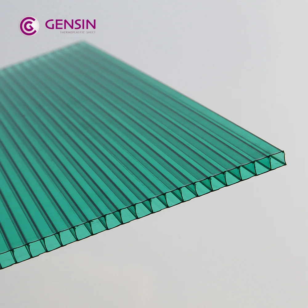  Alibaba high quality 2100*5800/11800mm 2wall 6mm policarbonate