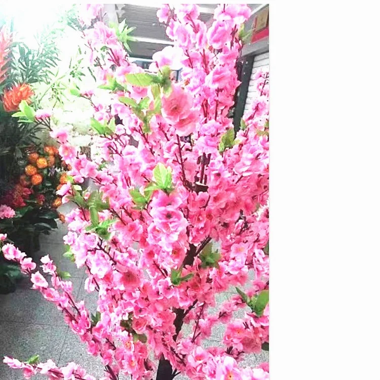 Chinese Supplier Artificial Peach Blossom Tree For Wedding Decoration