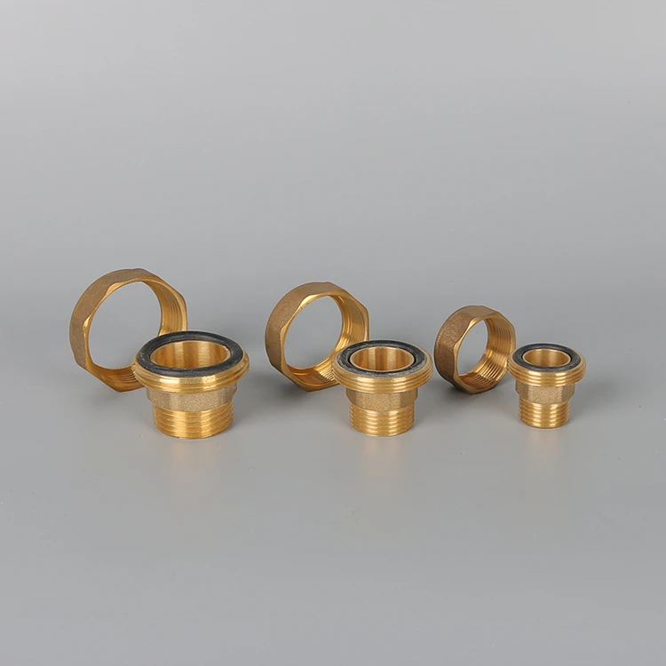 LK-4-604 ( 1/2 )   high quality brass pipe male threads insert fitting without plating
