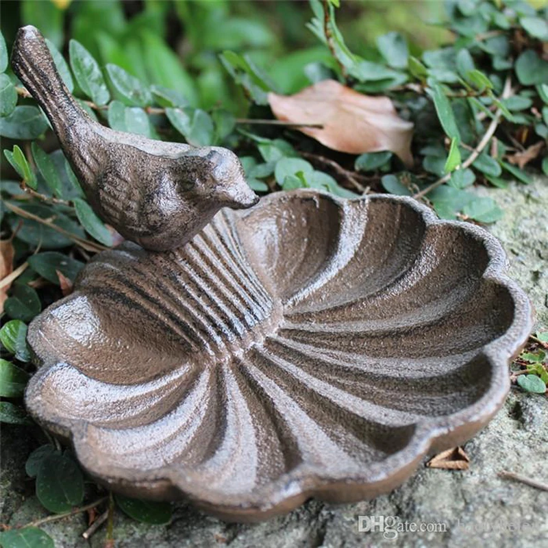 Antique Cast iron Hanging Bird Bath For Sale