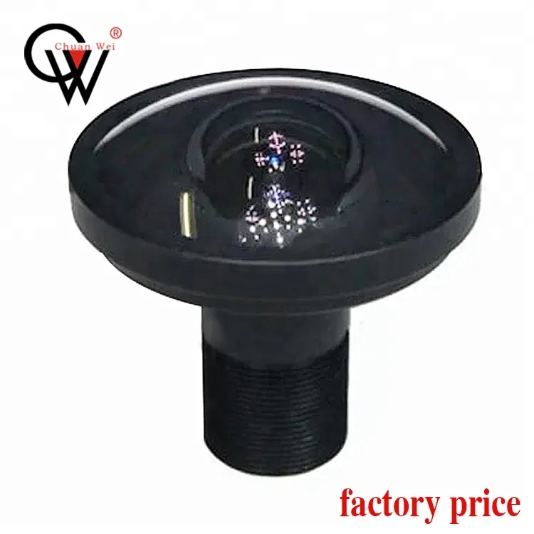 High Quality Wide Angle Lens 1.58mm F2.0 8MP Fisheye Lens CCTV Lens