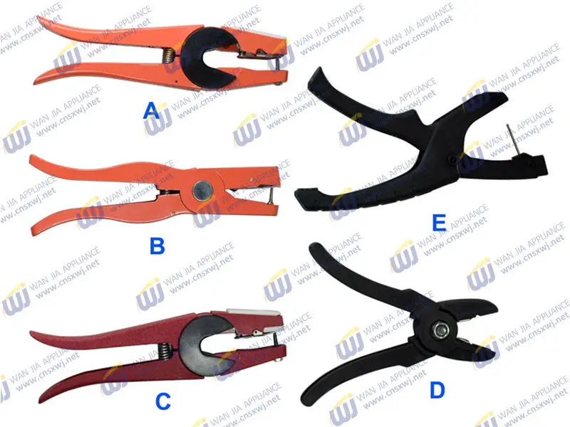 WJ405-BF Veterinary cow blank ear tag tracking security ear tags