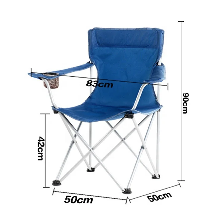 Folding Portable Fishing Chair With Armrest Beach Chair