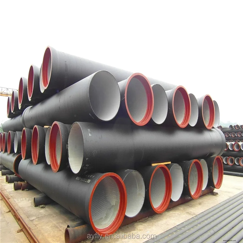 High quality dn250 ductile cast iron pipe weight per meter