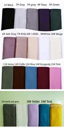 Wholesale factory 2019 new d colors modal fabrics hijab cap head scarf muslim women modal cotton hijab jersey scarf