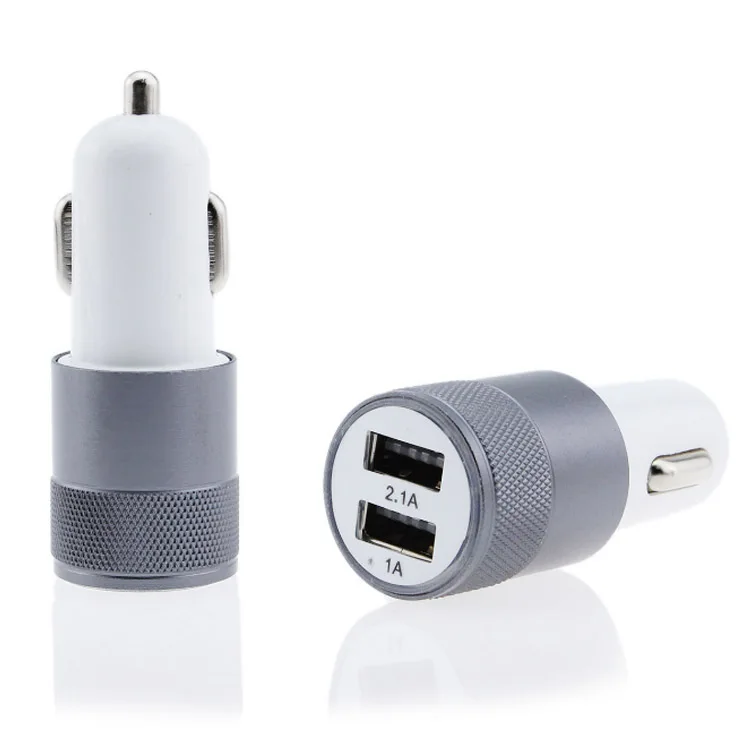 Electric Car Charger For Mobile Car Phone Charger With Dual 2 Ports Car Charger