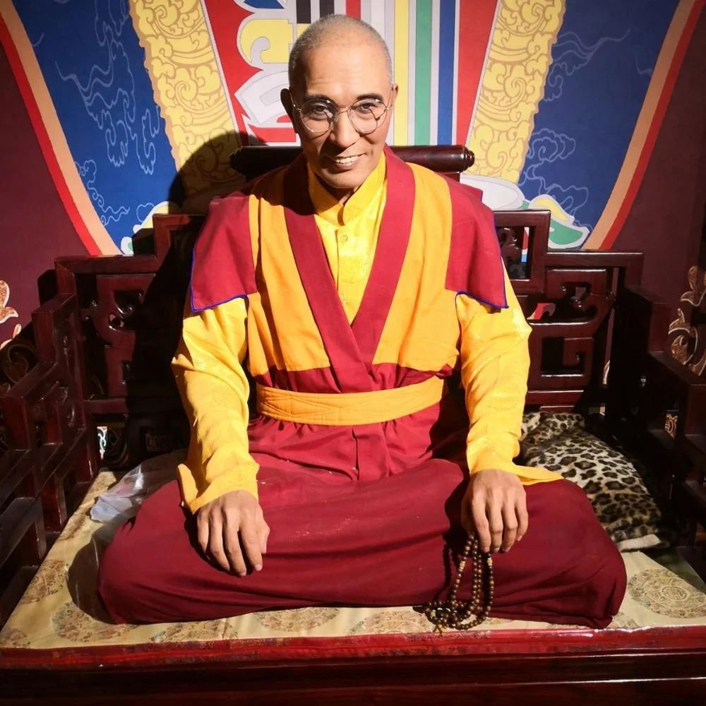 High simulate lifesize wax statue for sale, monk wax museum, wax figure head