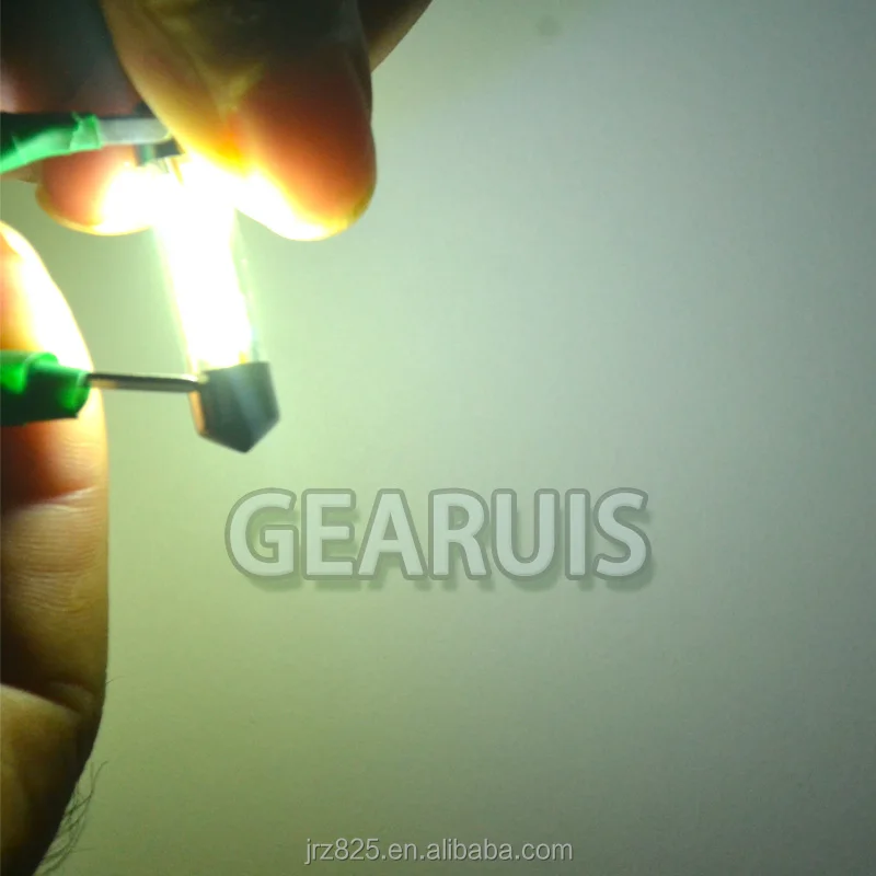 Festoon COB Dome Lights Car Interior Glass Lens case C5W 31mm 36mm 39mm 41mm 12 Chips 12chip SMD LED Pure White 6000K 12V