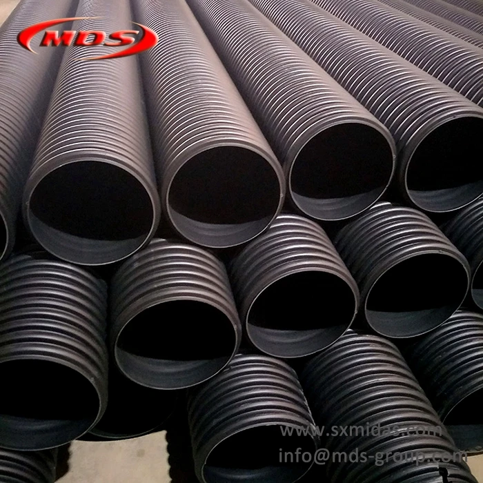 40mm hdpe double wall corrugated pipe price