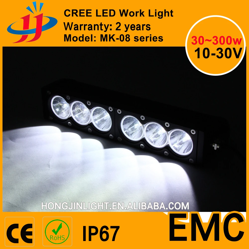 Factory Price single row all size led light bar 30w 60W 90W 120W 150w 180w 210w 240w 270w 300w