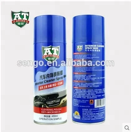 
China Factory 450ml Auto Dashboard Polish Wax or Silicone Spray for car care 