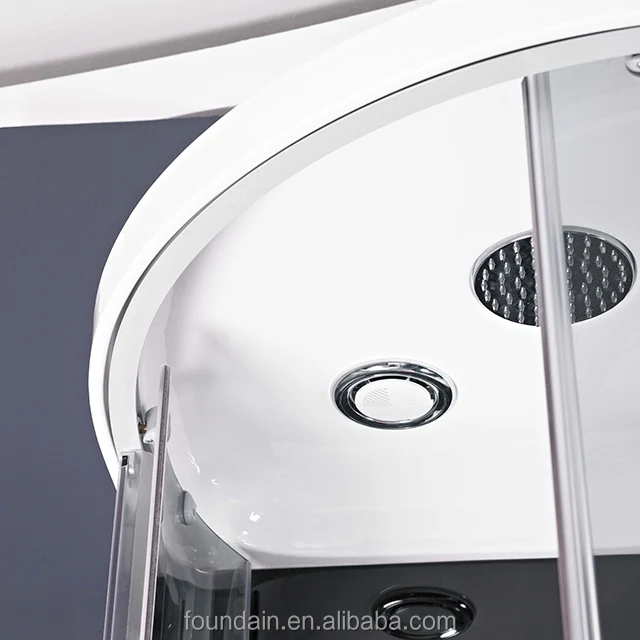 shower room with multifunctional control panel