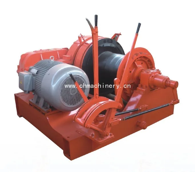 electric free fall winch for pile driver marine tugboat hand brake used on oil gas drilling platform offshore boring island