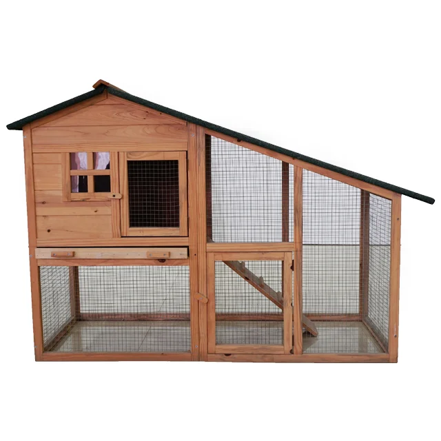 Cheap Wood Poultry Chicken Coop & Hen House Outdoor with  Run