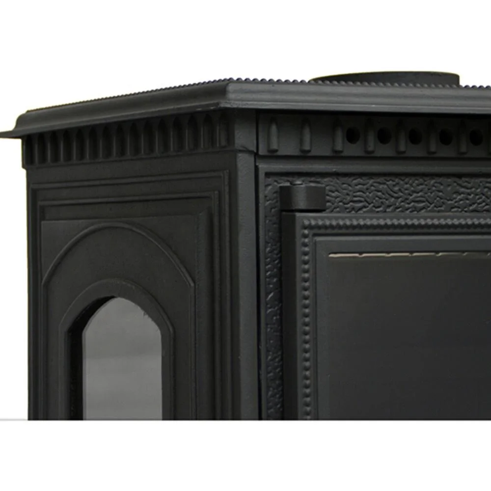 cast iron stove with side window BSC324-1