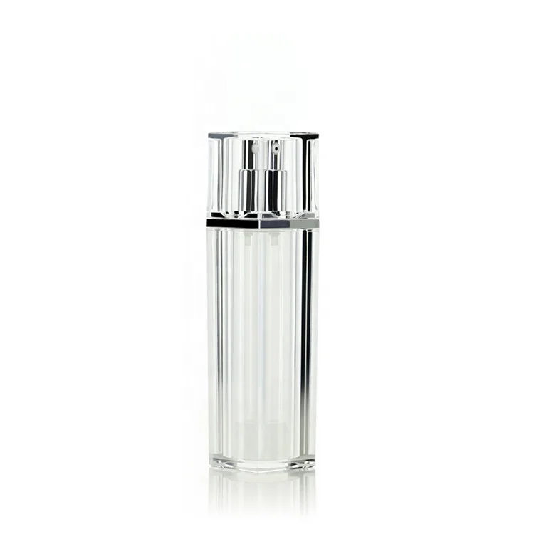 
30ml 50ml 100ml acrylic square airless dispenser Z-30/50/100F 