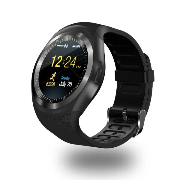 Y1 Android Bluetooth спорта умные часы телефон с сим TF слот шагомер спать контролировать отдаленных синхронизация