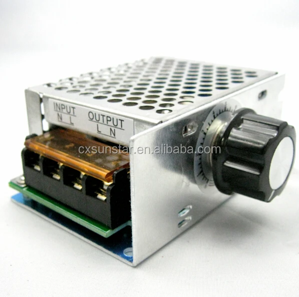 4000W 220V AC SCR Voltage Regulator Dimmer Electric Motor Speed Controller