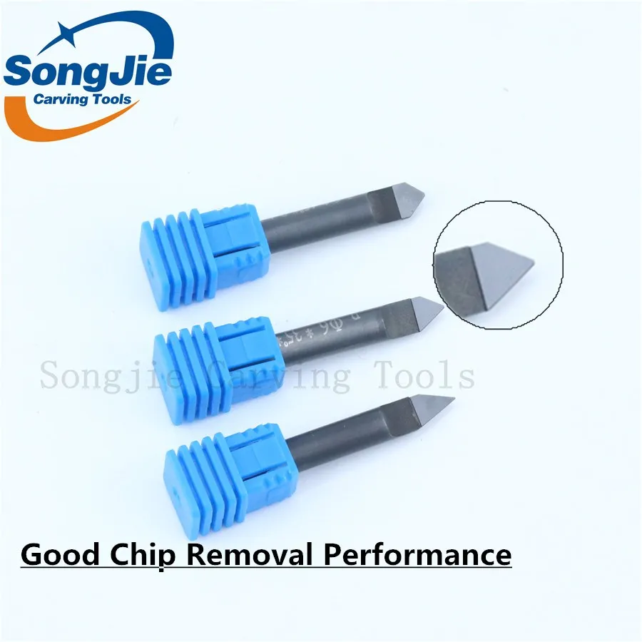 Marble cnc engrabing bits PCD diamond tools for Granite Stone