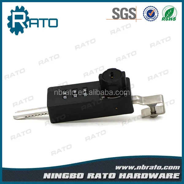 Черный Отделка Безопасности Шкафов Раздвижные Стеклянные 3 Цифровой Замок Двери