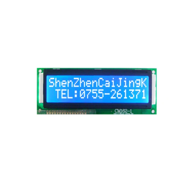 2020 big parallel interface Pins connector 16x2 character LCM lcd(CM162-1)