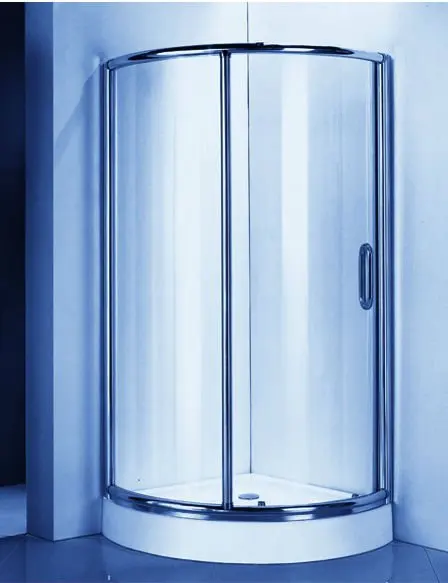 Дугообразную форму Раздвижные Корпус ванной душ (KT6164)