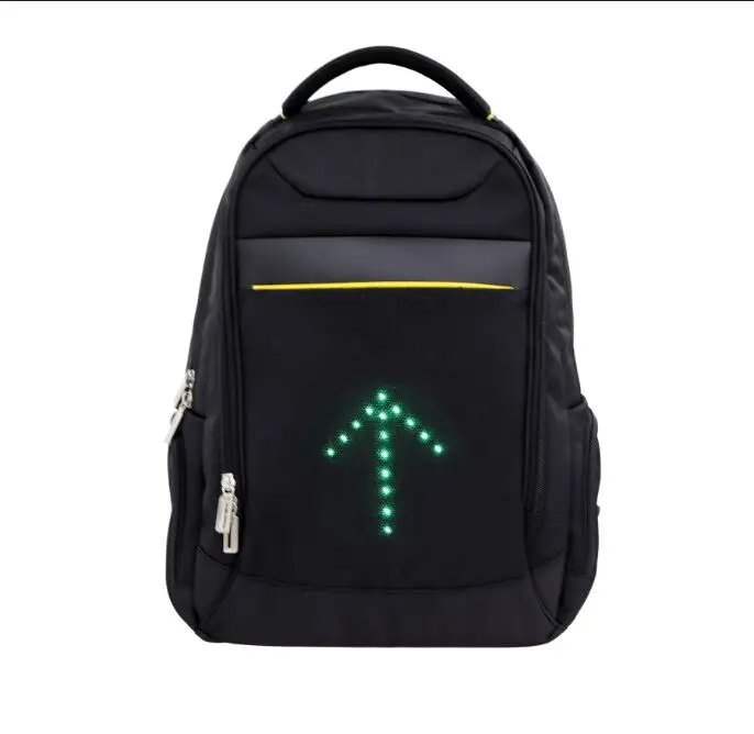New Remote Controlled Safety Led Light Safety Signal Cycling Backpack Laptop Backpack