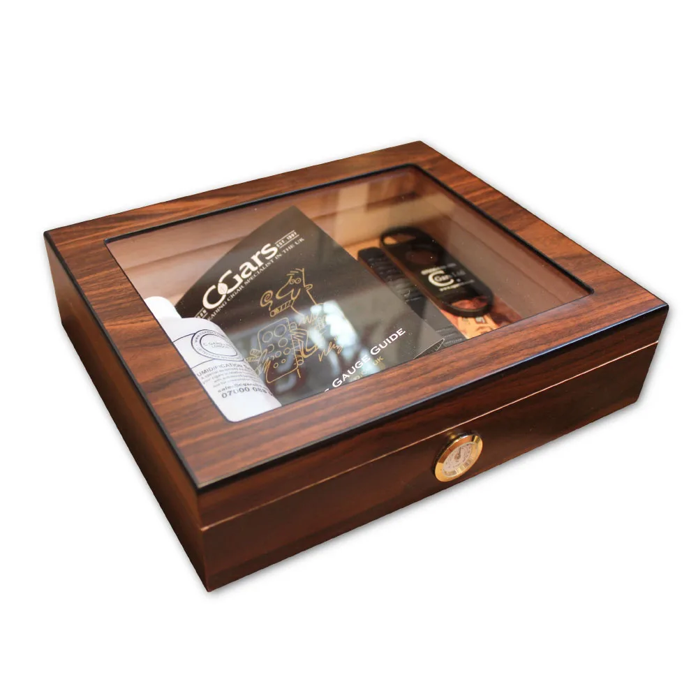 
Customized Design Printed Wooden Cigar Humidor Boxes For Sale 