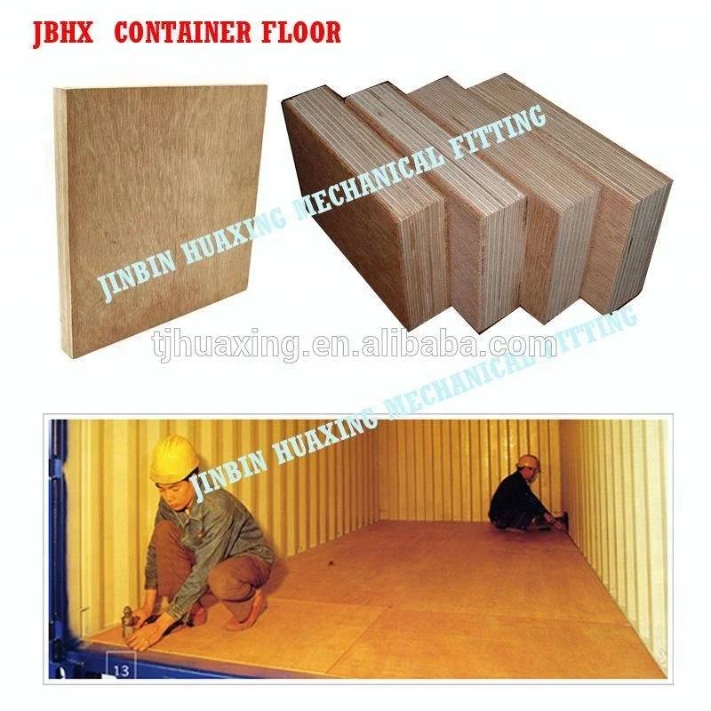HUAXING Dry Cargo Container 28mm Container Flooring Plywood