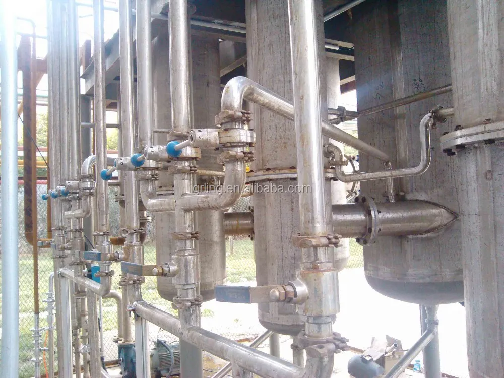 Falling Film Evaporator Multi Effect Distallaition Equipment 1000L/hr / collagen processing machine