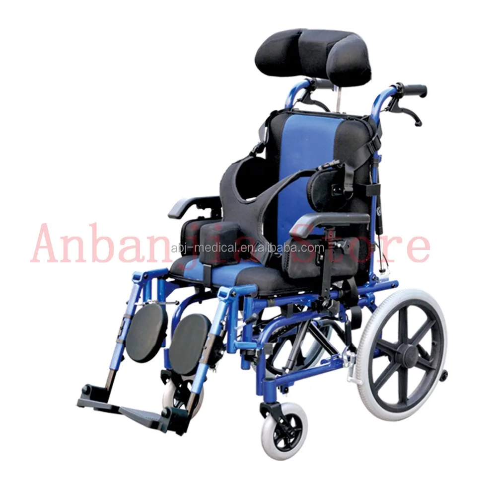 manual children wheelchair Aluminum alloy Cerebral palsy children wheelchair