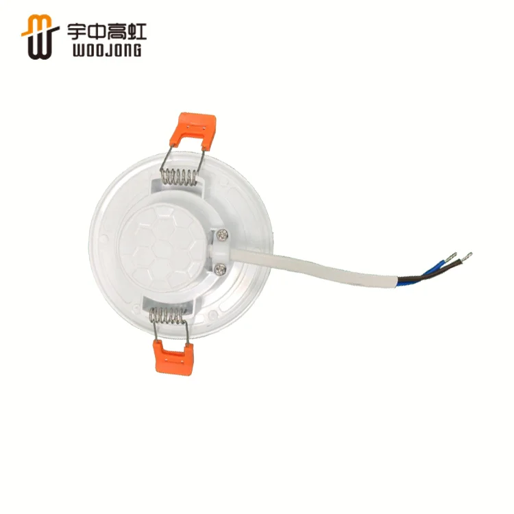 
Economic 3W 85 Lm/W 110-240V Round LED Panel Light 