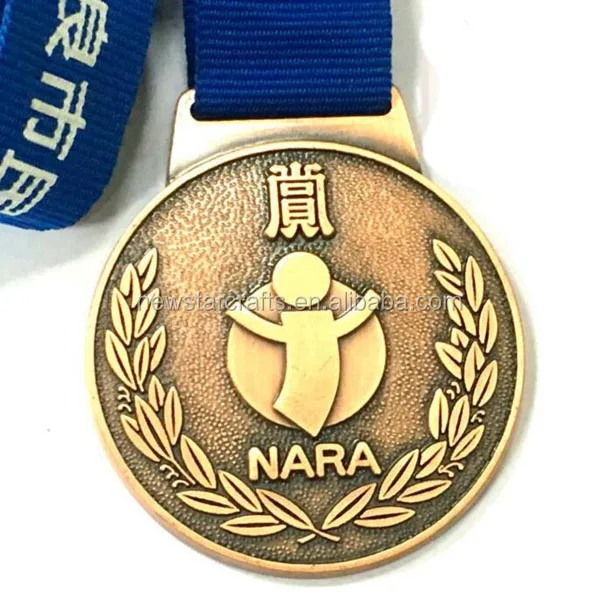 Custom silver enamel football club festival sports alloy medal