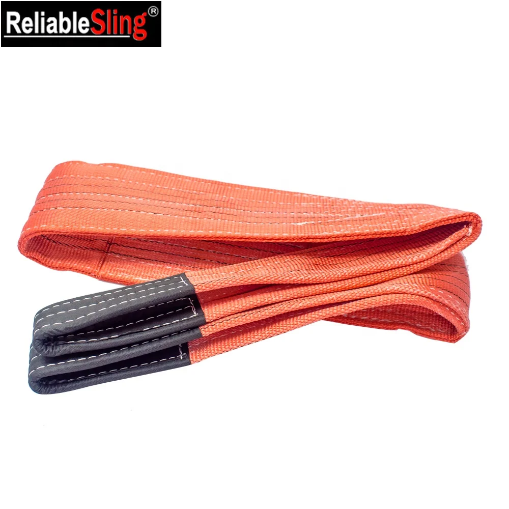 Eye webbing lifting sling eye flat webbing sling EN1492-1 lifting sling